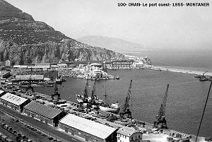 100- Oran- Le port ouest- 1955- inconnu